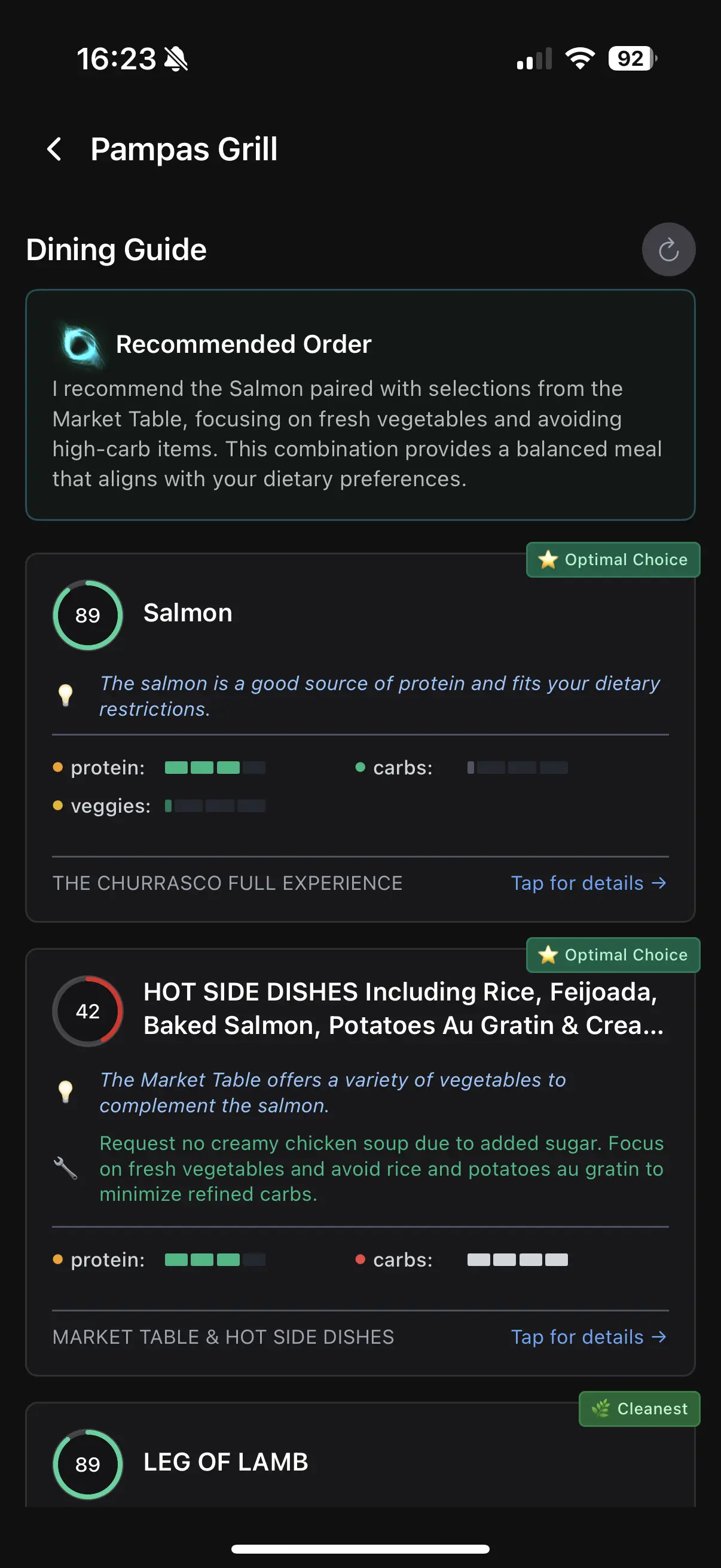App screenshot for Food